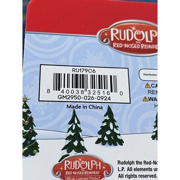 Rudolph The Red Nose Reindeer Bumble Pillow Dog Pet Bed Christmas 26X39” NEW - Picture 6 of 16